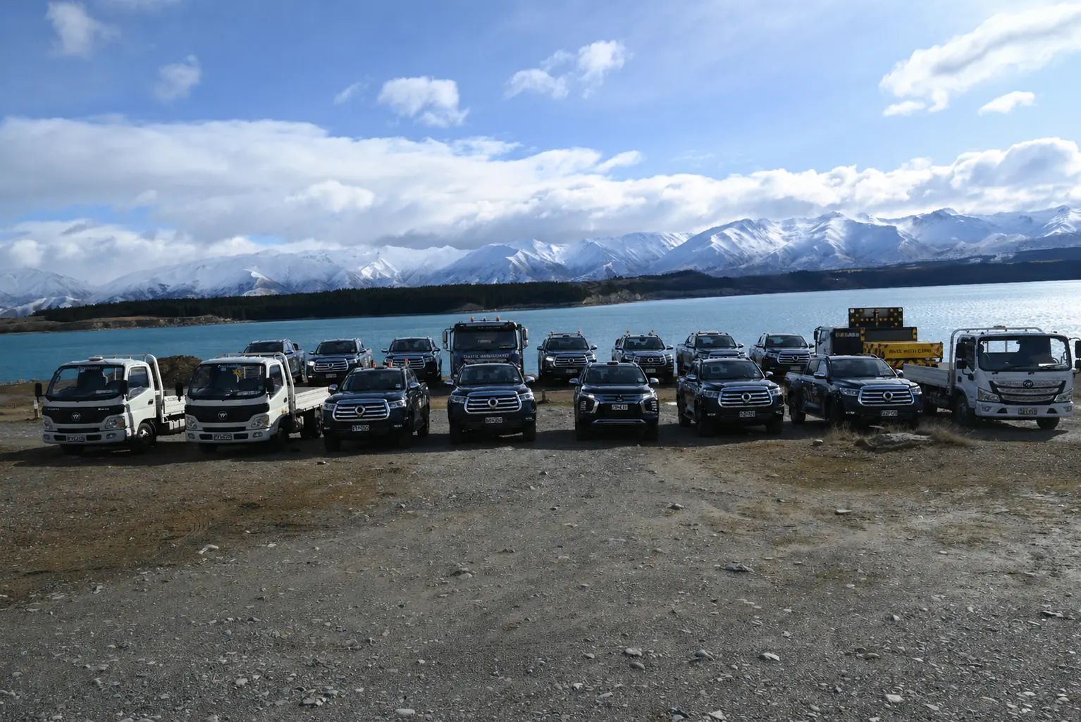 TM Matters traffic management vehicles and equipment in a South Island road environment